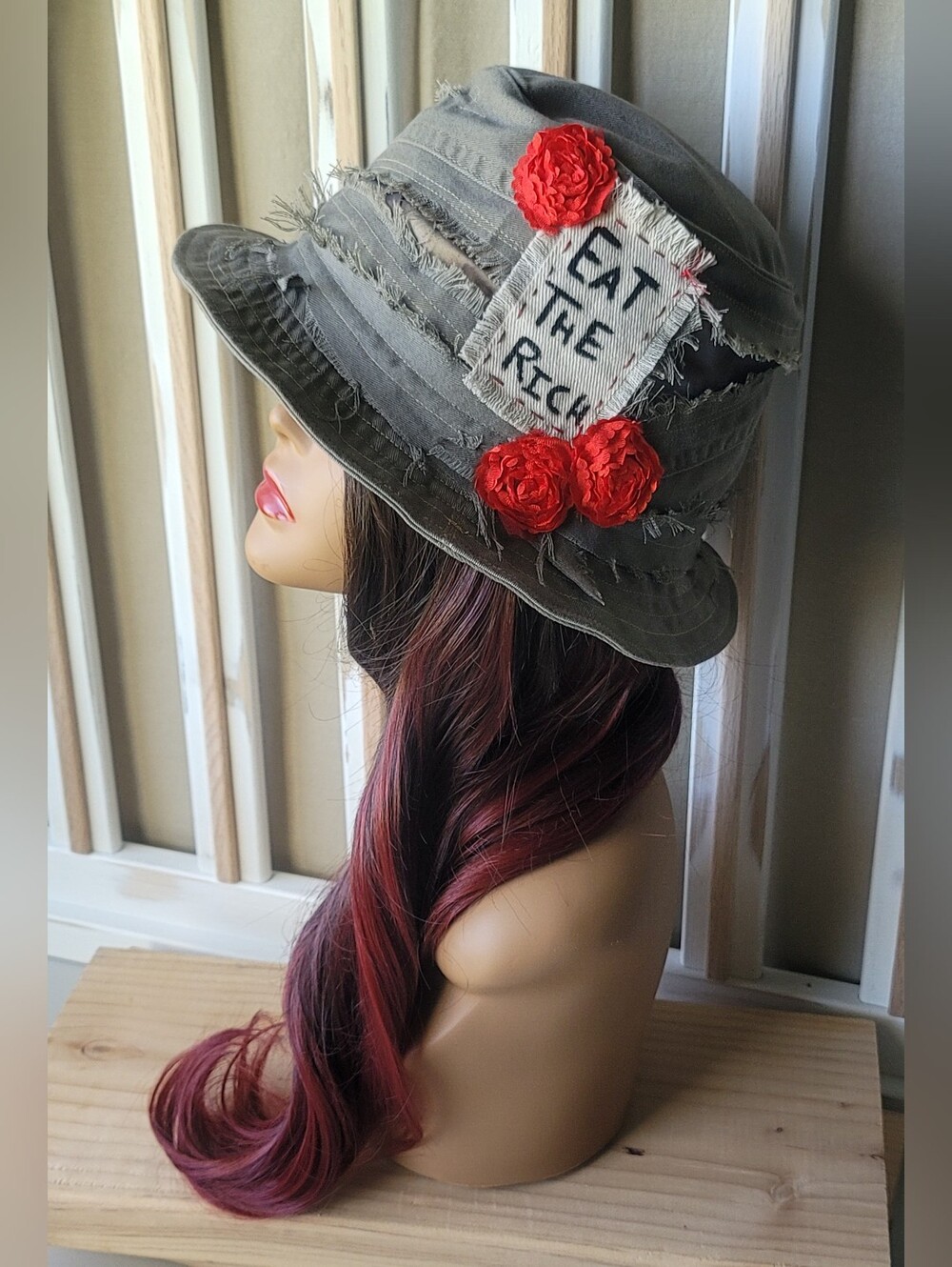 Womens Alt Fashion Hand Crafted Bucket Hat